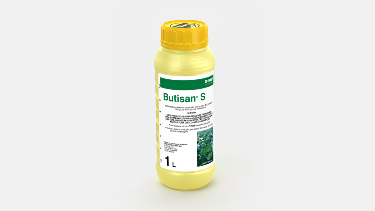 Butisan® S é um herbicida seletivo para brássicas (couve-coração-de-boi, couve-lombrada e couve-de-folhas)