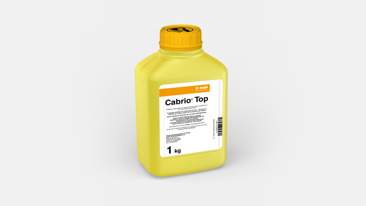 Cabrio® Top é um fungicida para o tratamento de escoriose, míldio e podridão negra (black rot) na cultura da vinha.