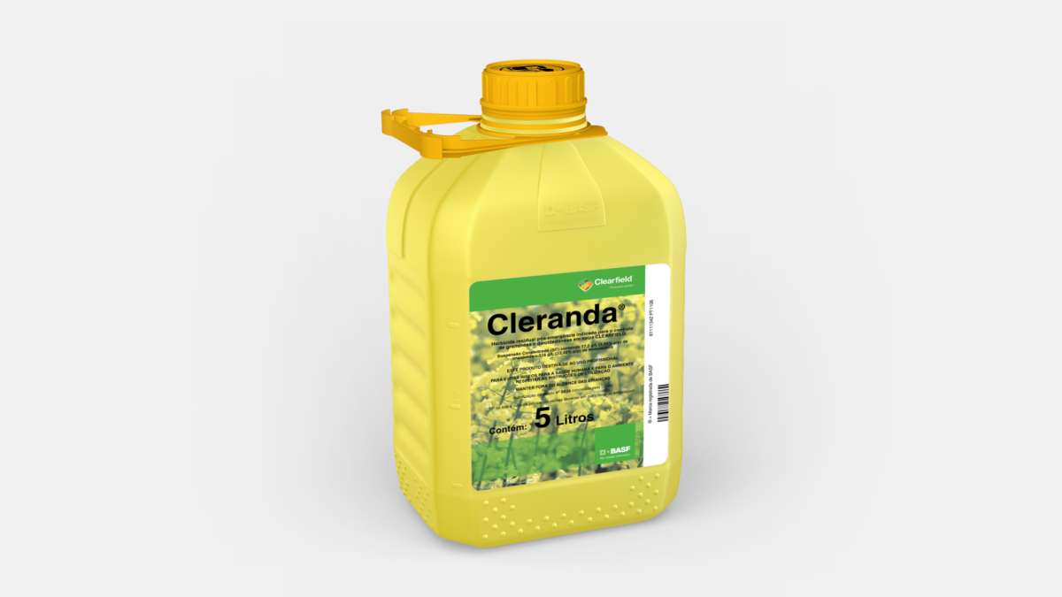 Cleranda® é um herbicida para o controlo de dicotiledóneas e gramíneas em colza clearfield.
