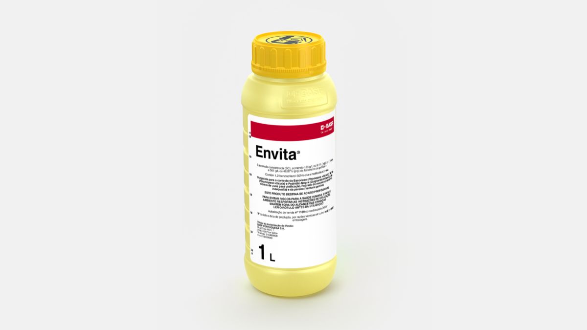 Envita®, uma combinação única para máxima eficácia no tratamento de várias doenças em pomóideas e vinha.