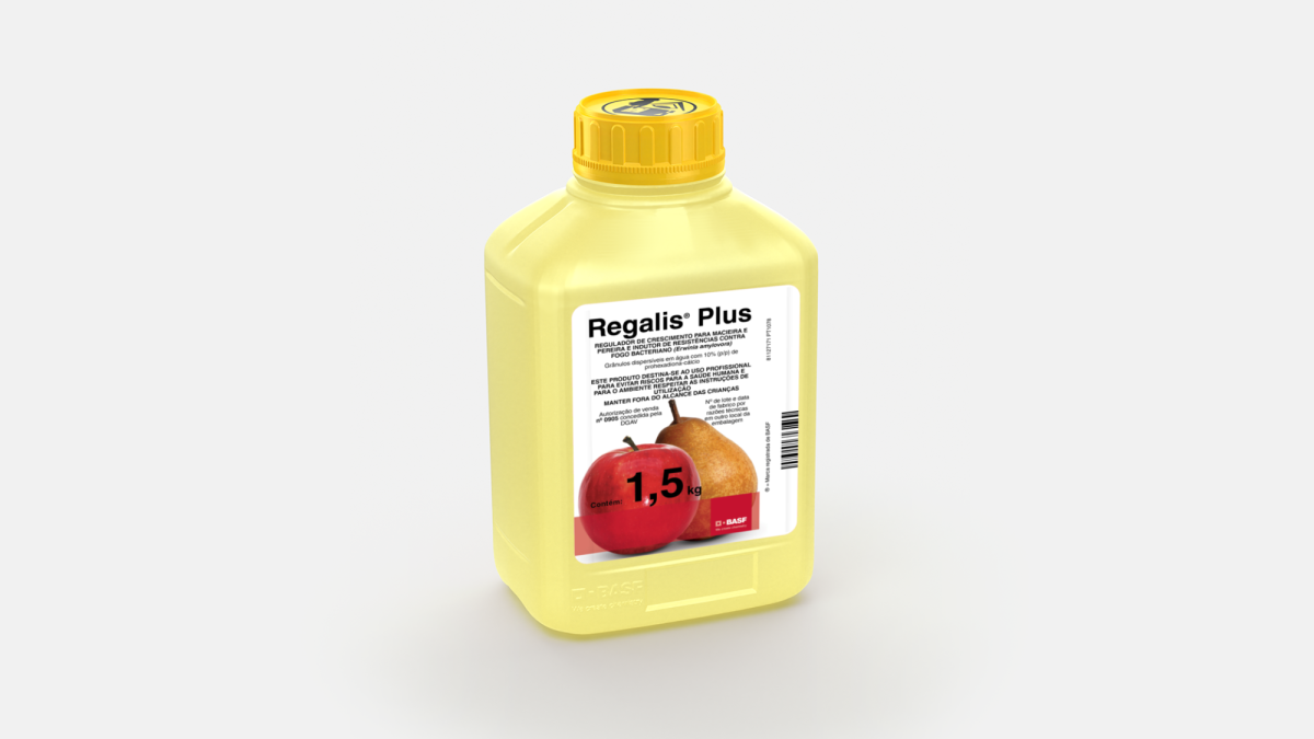 Regalis® Plus é um regulador de crescimento para o controlo de fogo bacteriano nas culturas da macieira e pereira.