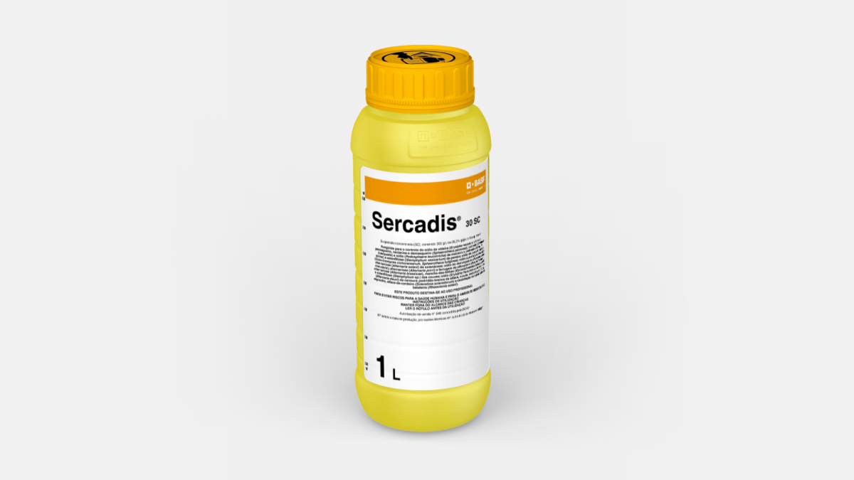 Sercadis® é um fungicida para o tratamento de várias doenças em vinha, pomóideas, prunóideas e batata de semente.
