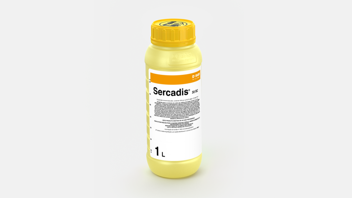 Sercadis® é um fungicida para o tratamento de várias doenças em vinha, pomóideas, prunóideas e batata de semente.