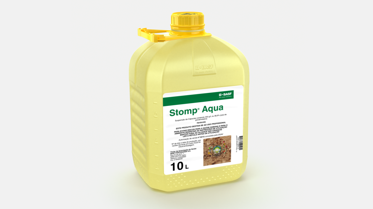 Stomp® Aqua é um herbicida residual e seletivo para o tratamento de infestantes numa grande variedade culturas.