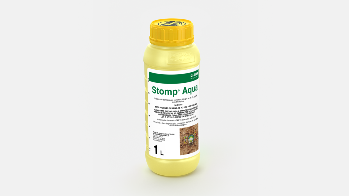Stomp® Aqua é um herbicida residual e seletivo para o tratamento de infestantes numa grande variedade culturas.