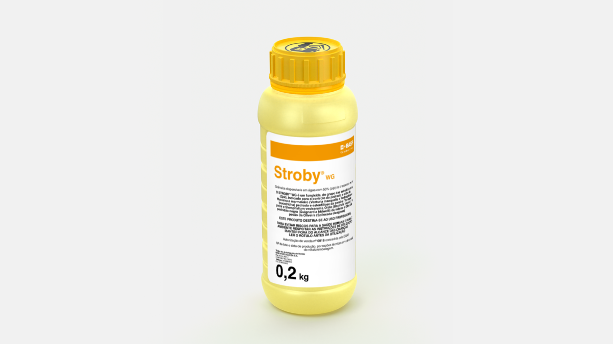 Stroby® WG é um fungicida para o tratamento de diversas doenças em vinha, olival, e pomóideas.
